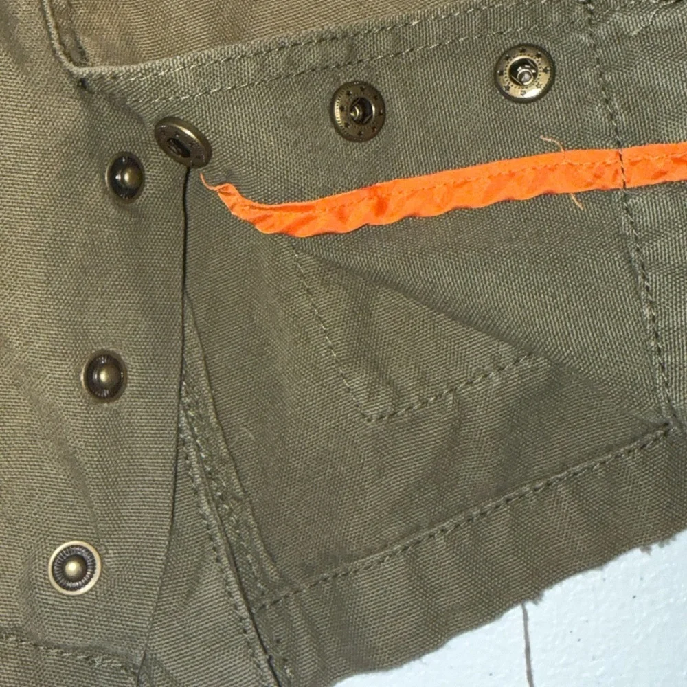 Free People Olive Green Utility Jacket Size Medium army jacket